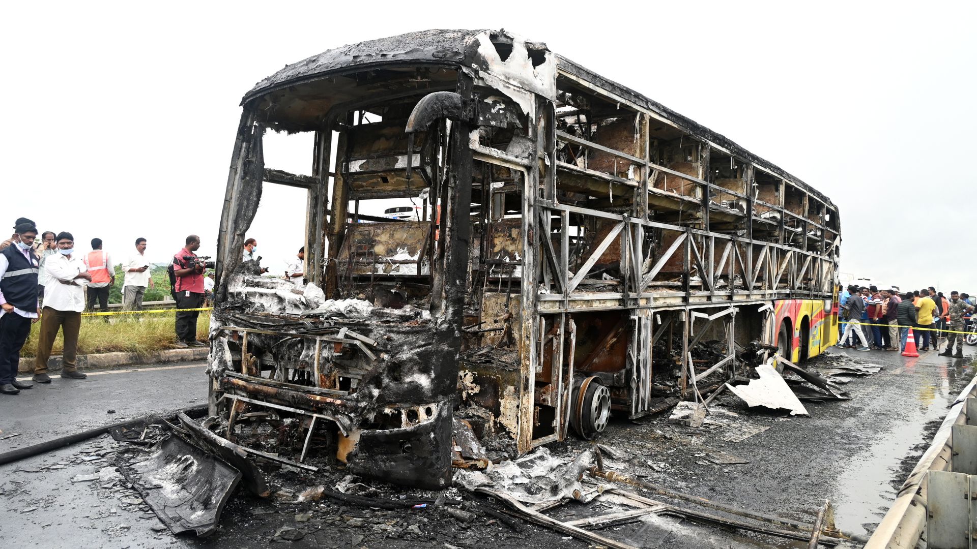at-least-25-killed-as-bus-bursts-into-flames-after-crash-in-india